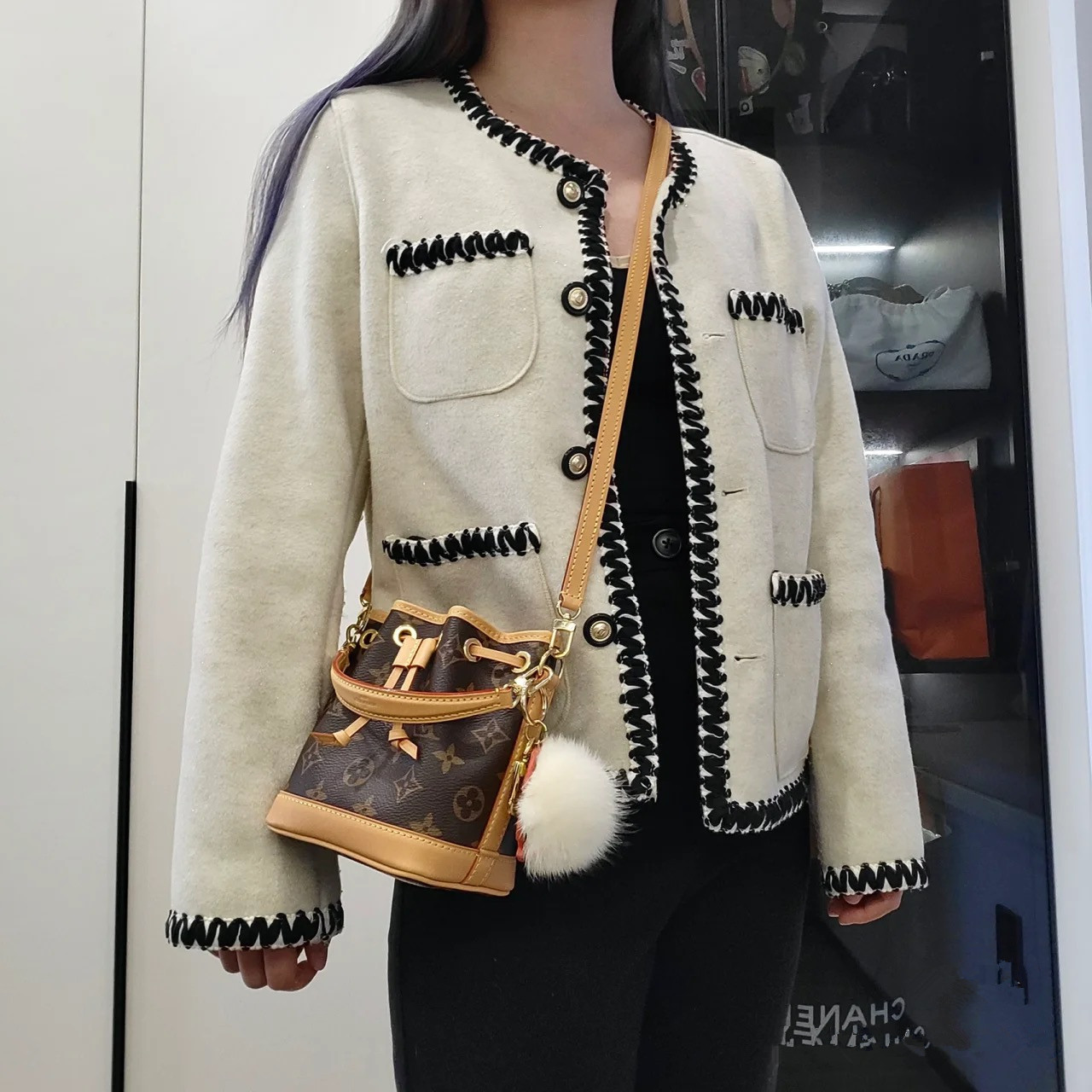 루이비통 숄더백 미니 나노 노에 버킷백