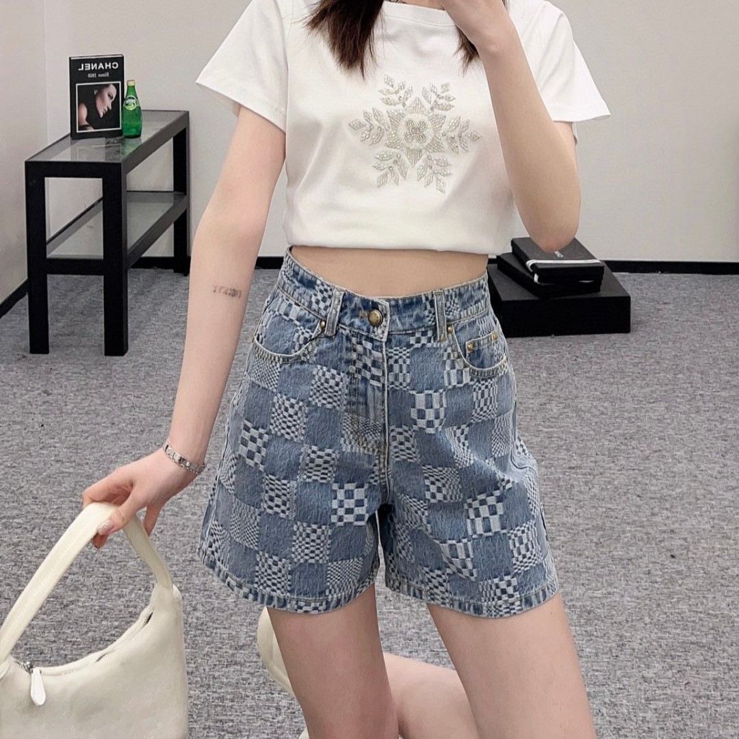 루이비통 반바지 데님 여성