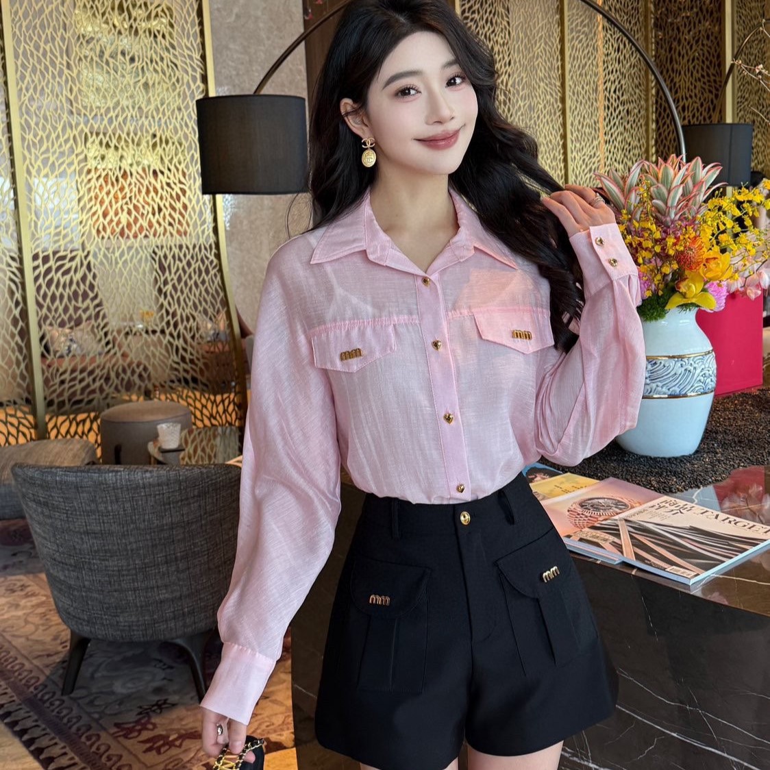 미우미우 셔츠 여성