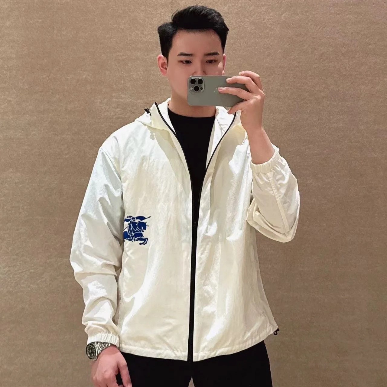 버버리 바람막이 자켓 남성