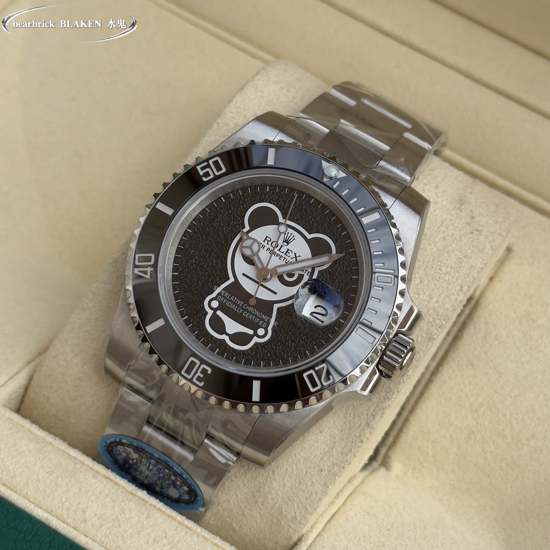 로렉스 메탈시계  bearbrick BLAKEN