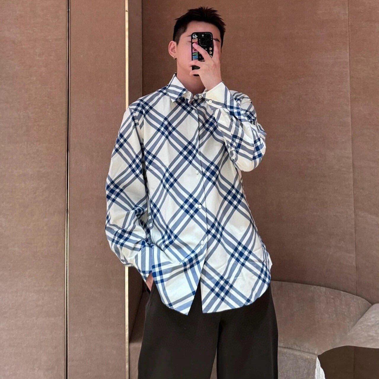 버버리 셔츠 남성