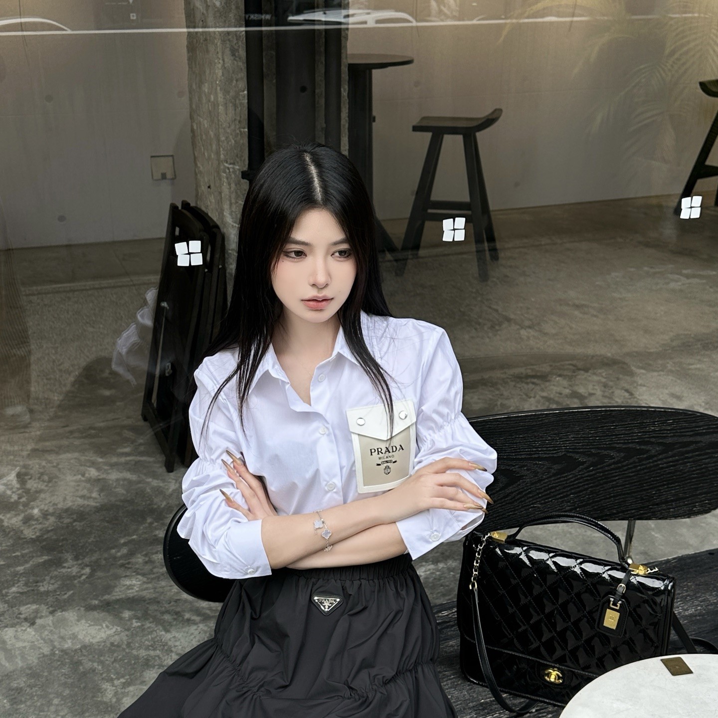 프라다 셔츠 여성