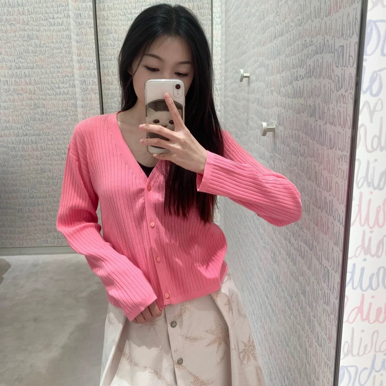 디올 가디건 여성