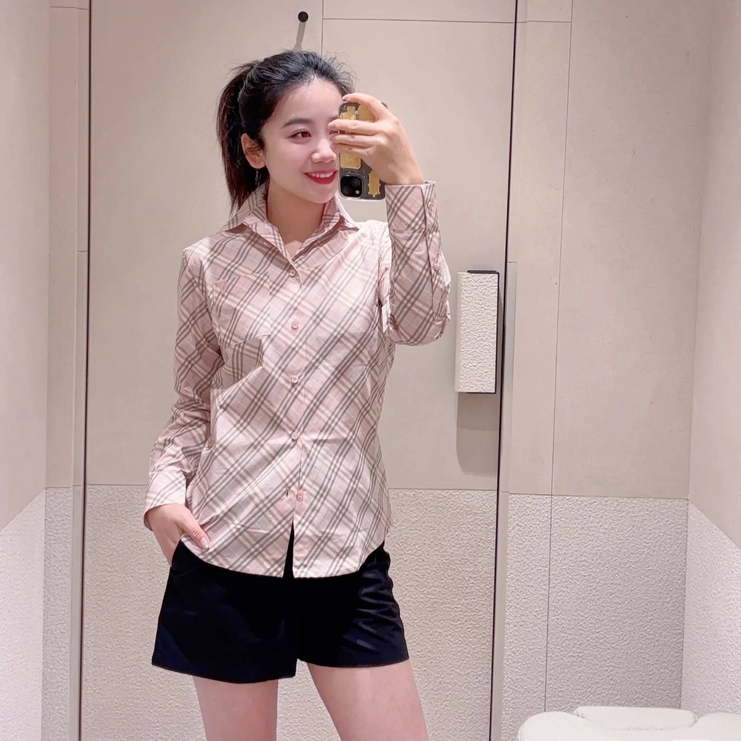 버버리 셔츠 여성
