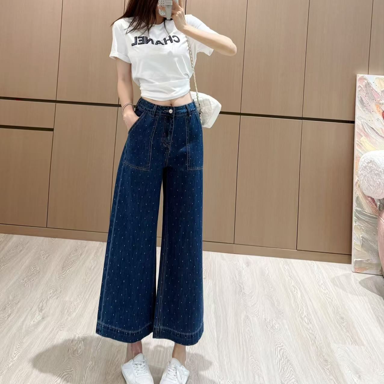 미우미우 청바지 여성