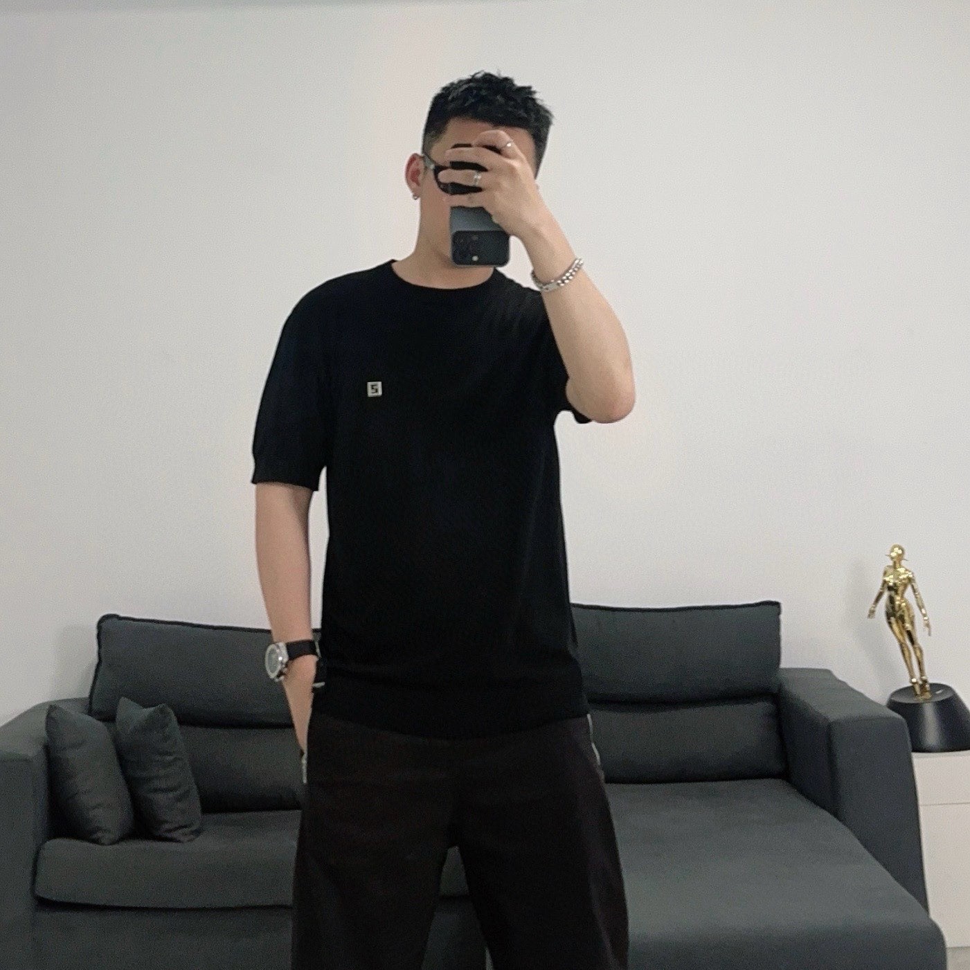 펜디 반팔티 남성 2가지 색상