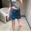 디올 데님 반바지 여성 팬츠
