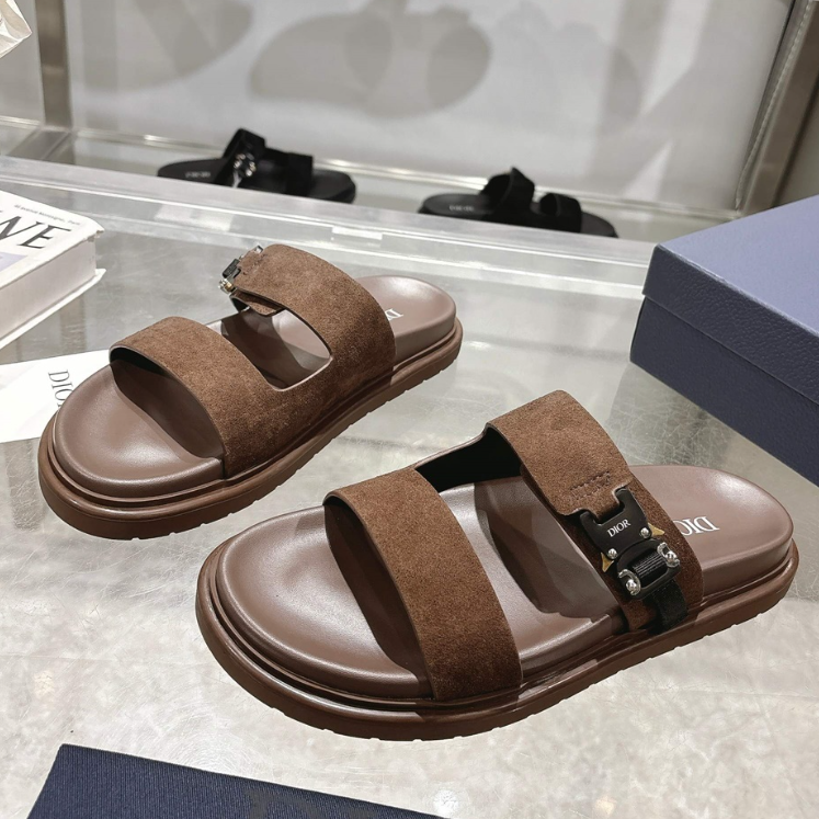 디올 남성 벨크로 슬리퍼