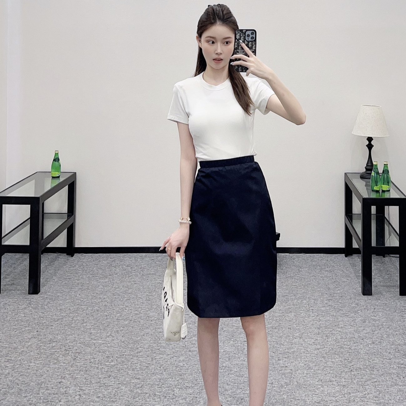 프라다 스커트