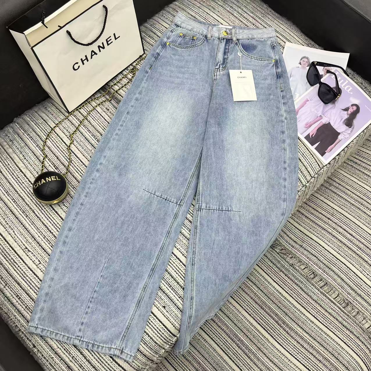 샤넬 여성 청바지