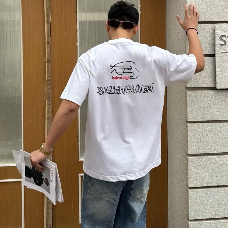 발렌시아가 반팔티 남녀공용 2가지 색상