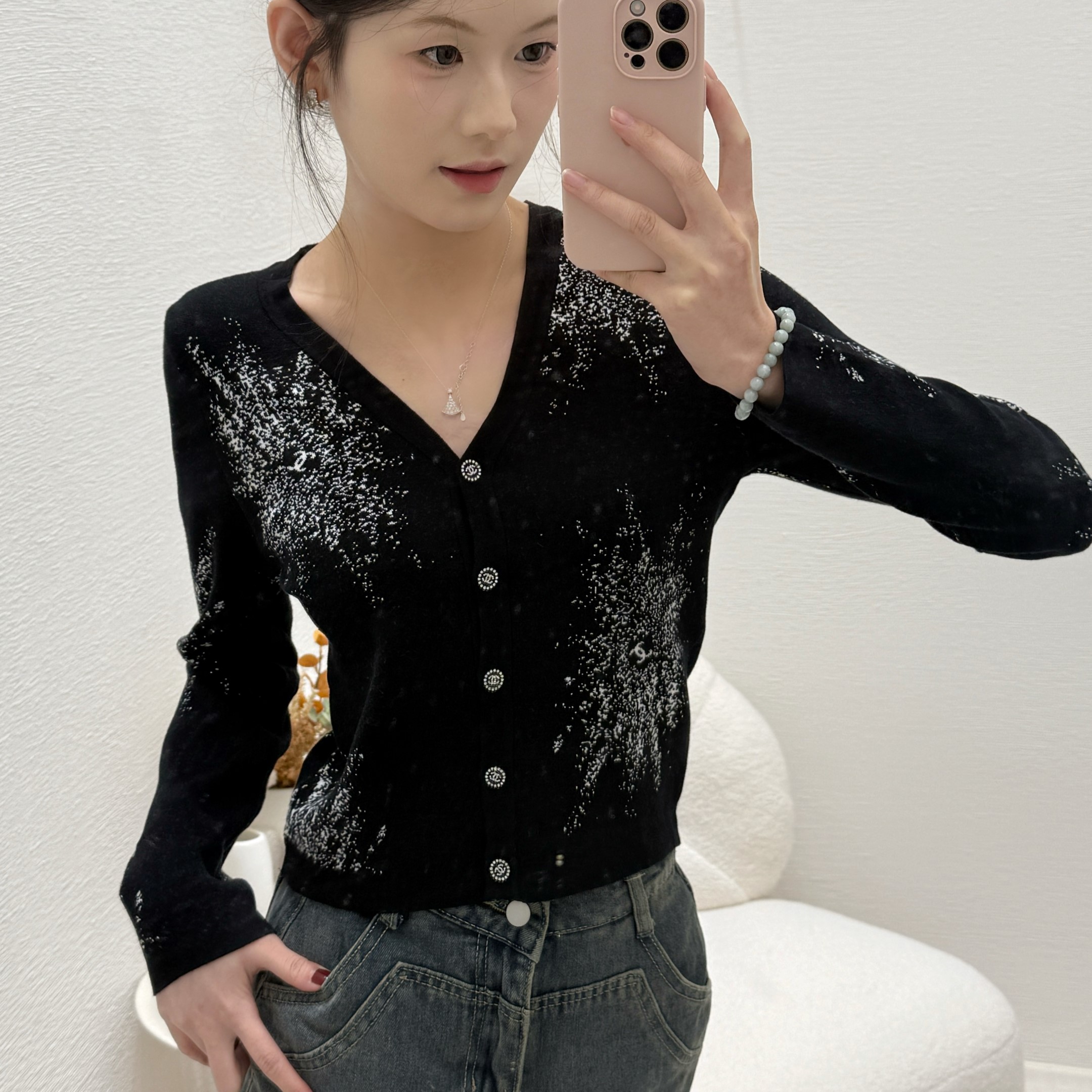 샤넬 여성 가디건