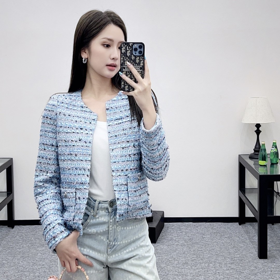 샤넬 트위드 자켓