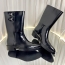 프라다 가죽 앵글 부츠 무광 유광 2가지