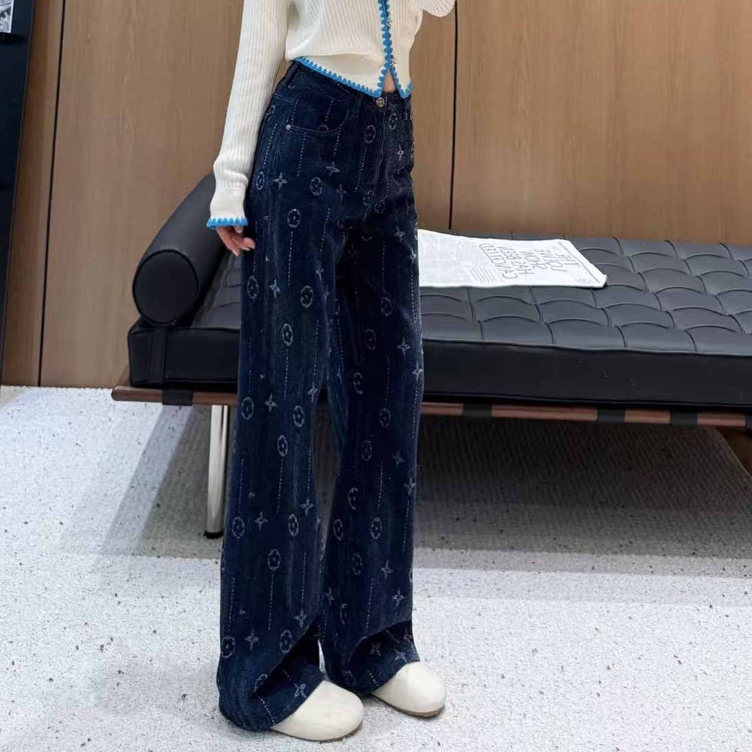 루이비통 여성 청바지