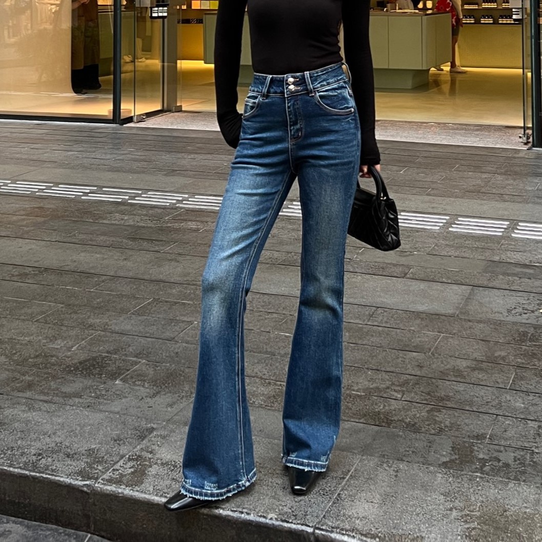 발망 여성 청바지