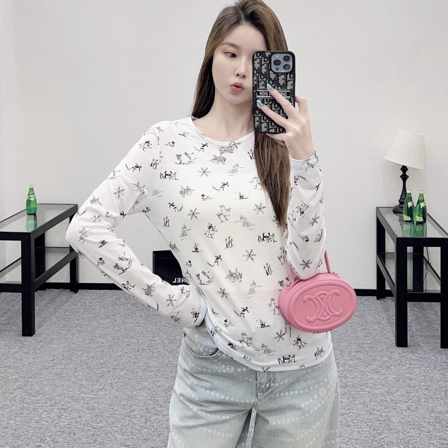 샤넬 긴팔 티셔츠