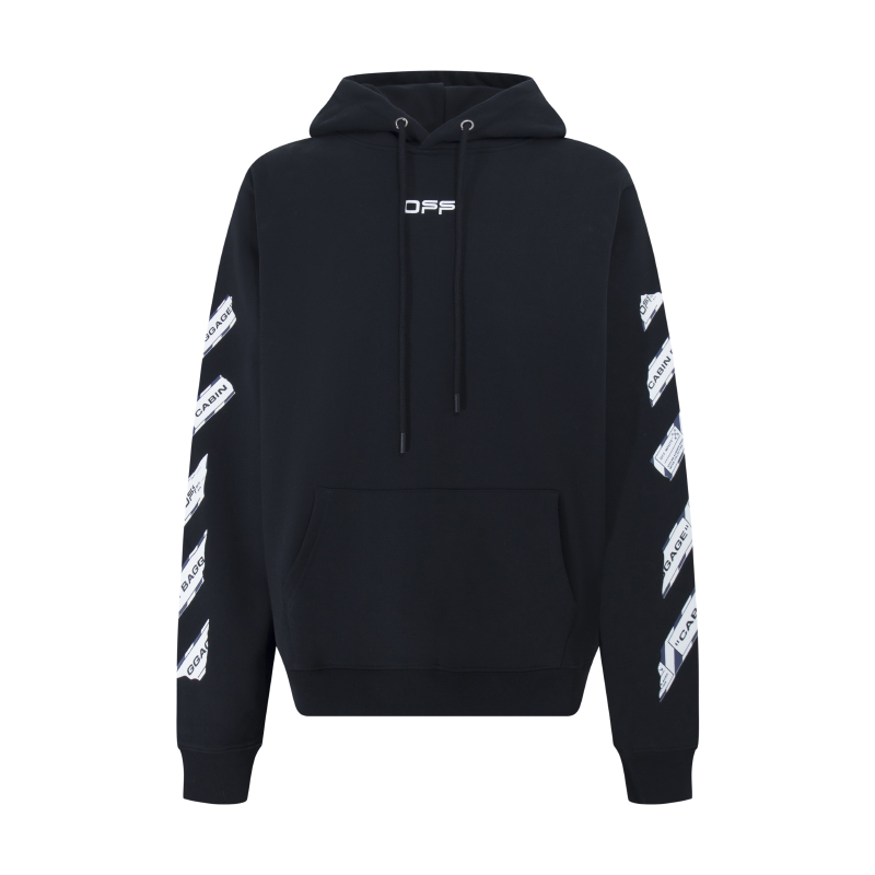 오프화이트 후드 티셔츠 남녀공용