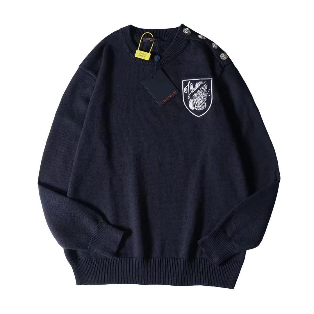 루이비통 남성 긴팔 니트 티셔츠