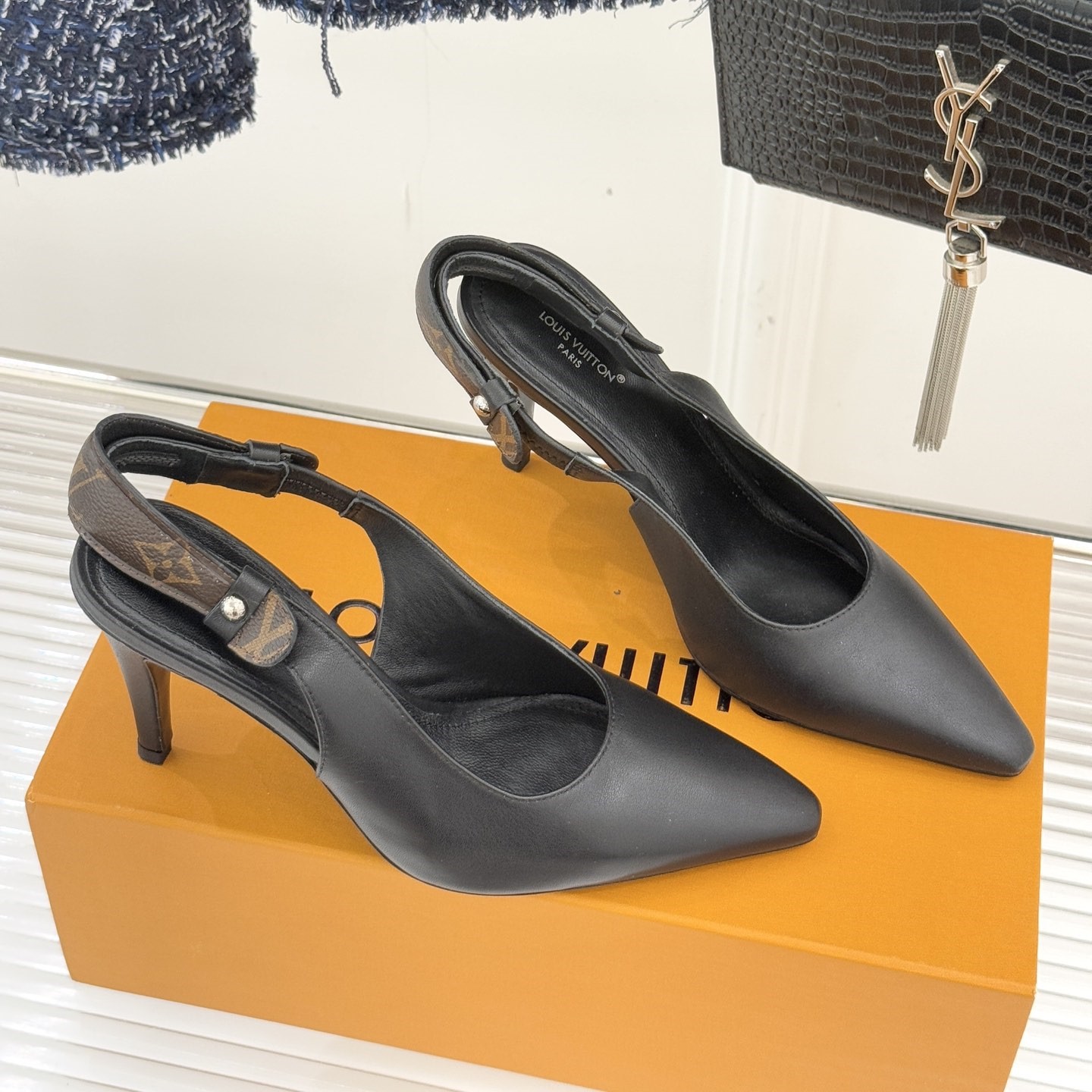 루이비통 슬링백 펌프스 구두