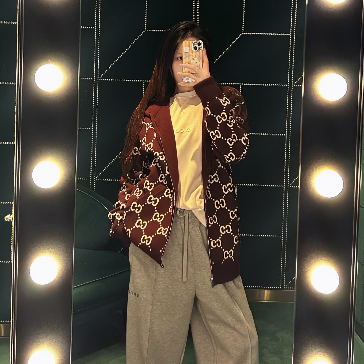 구찌 양면 후드집업 남녀공용