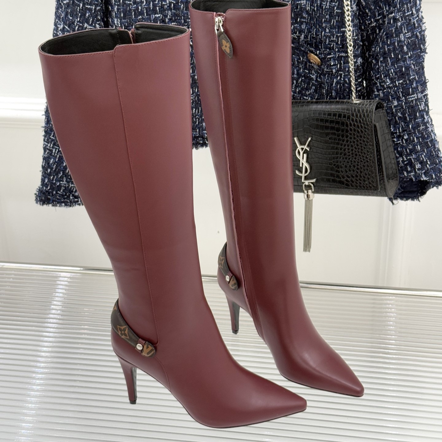 루이비통 롱부츠 가죽 여성