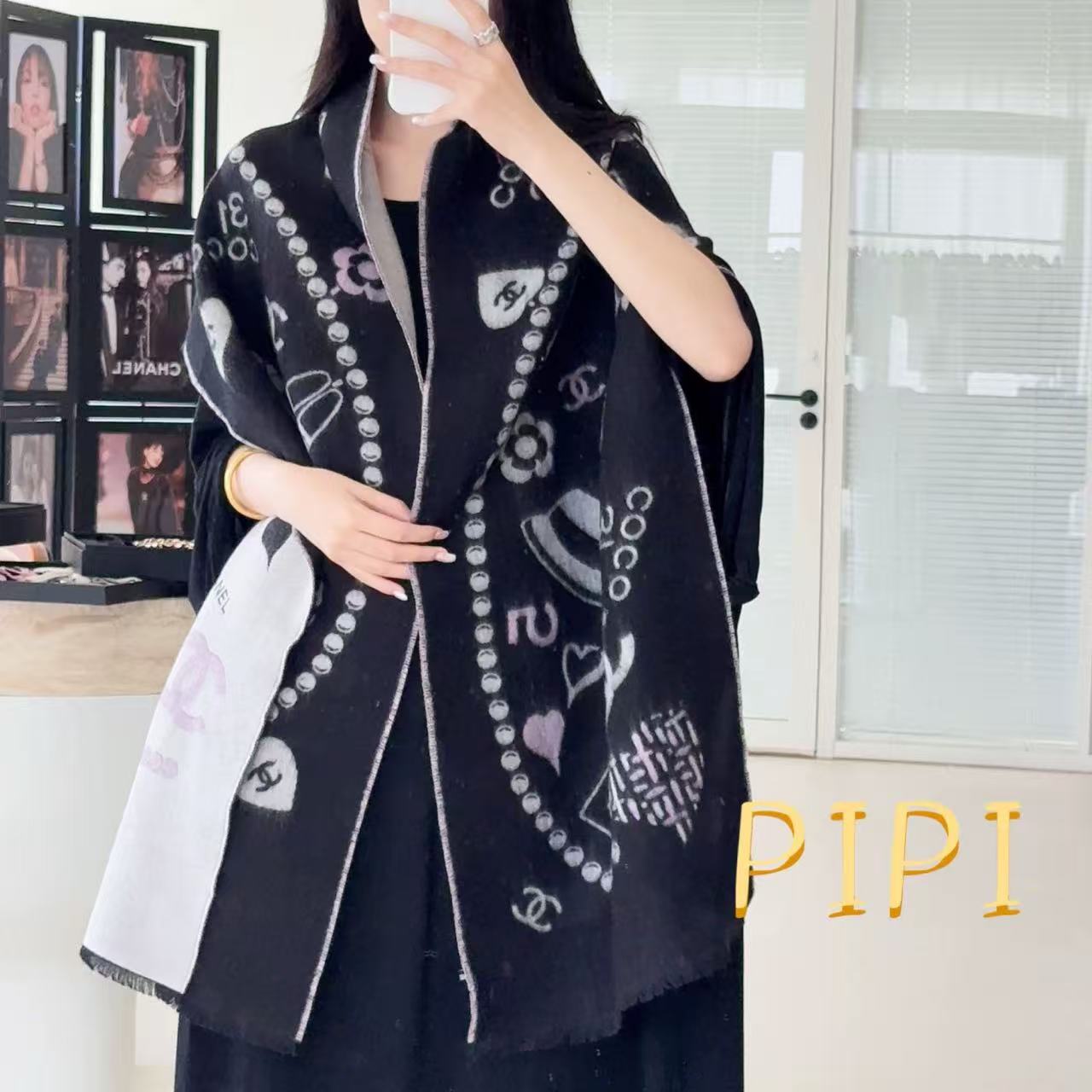 샤넬 머플러 목도리