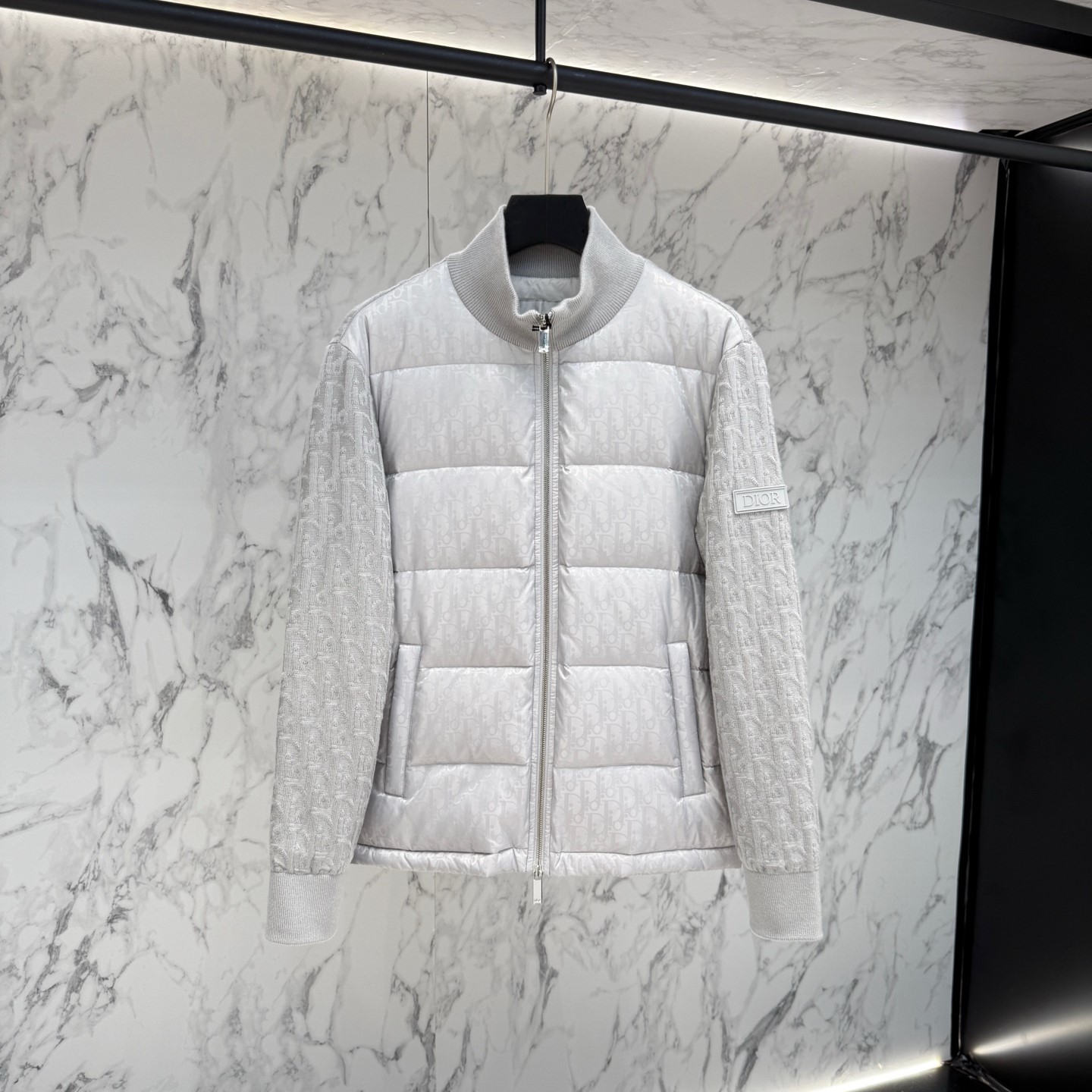 디올 오블리크 후드 블루종 자켓 남녀공용