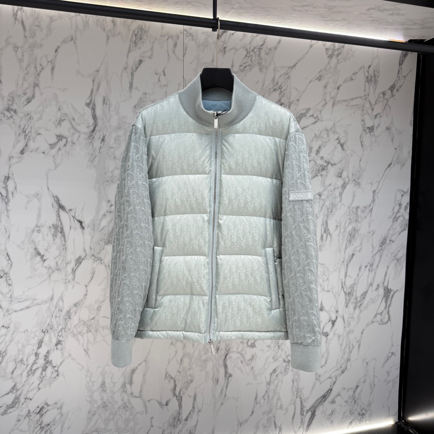 디올 오블리크 후드 블루종 자켓 남녀공용