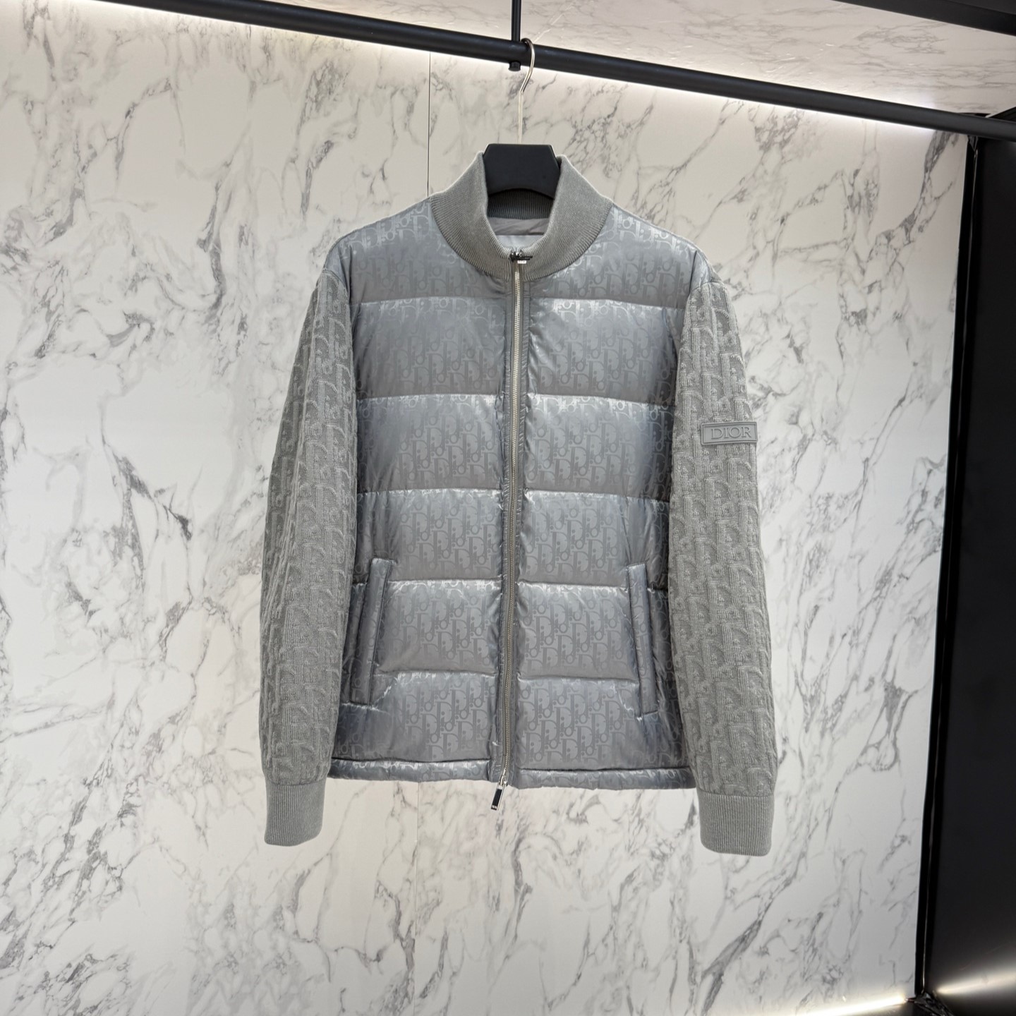 디올 오블리크 후드 블루종 자켓 남녀공용