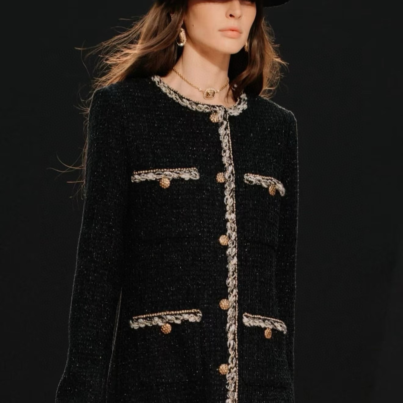 샤넬 트위드 자켓