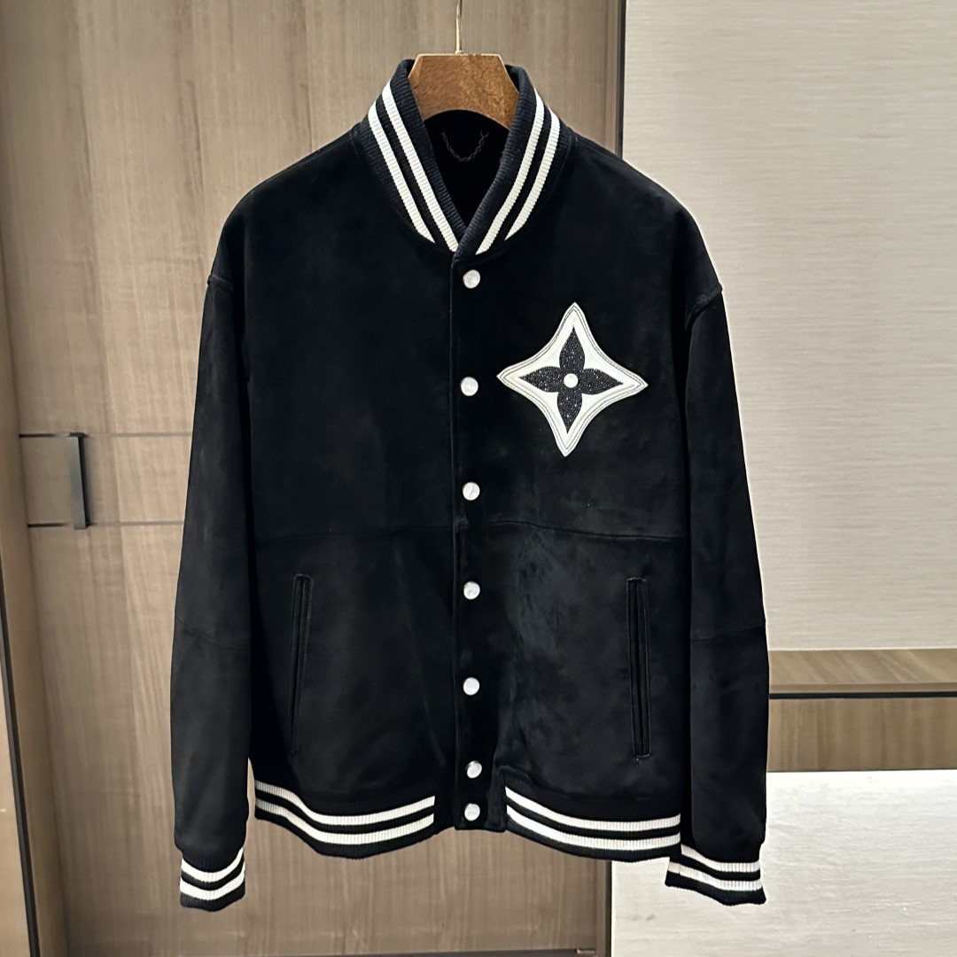 루이비통 남성 자켓 스웨이드 블루종 (최고급)