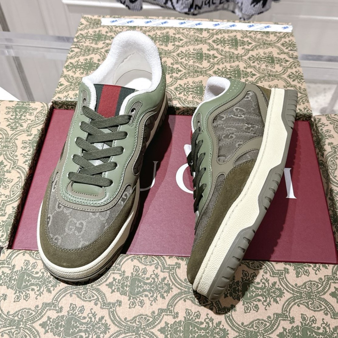 구찌 리 웹 스니커즈 남녀공용