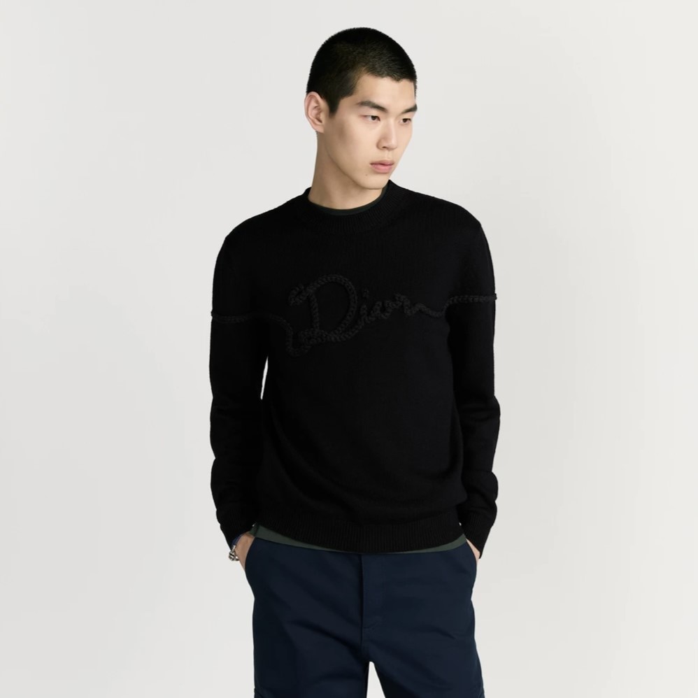 디올 남성 니트 긴팔 티셔츠 2가지 색상