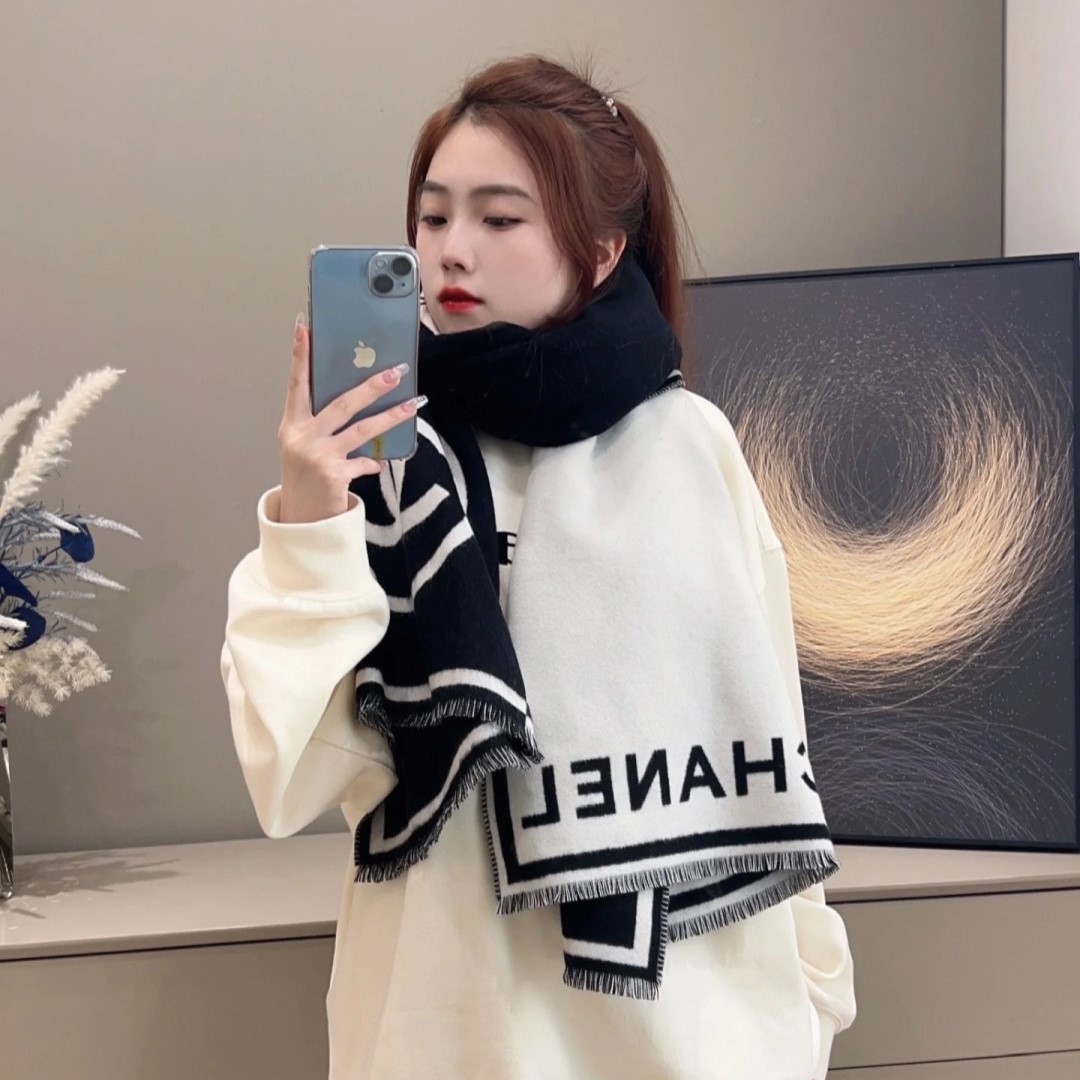 샤넬 머플러 목도리