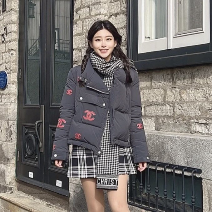 샤넬 여성 패딩