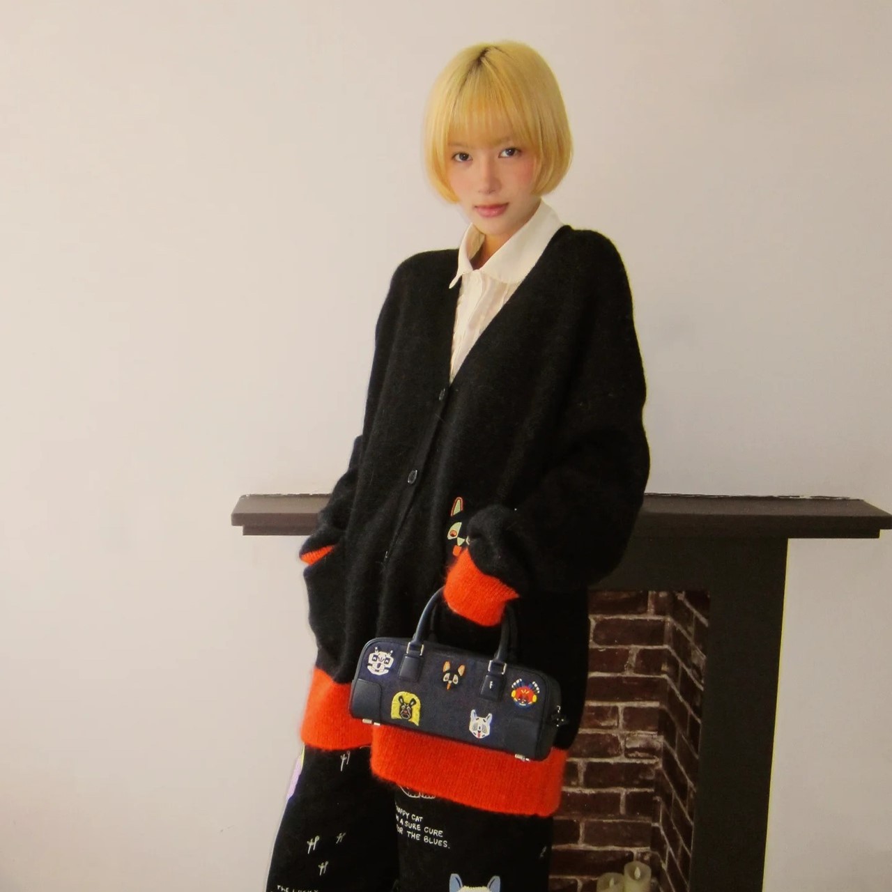 로에베 여성 가디건