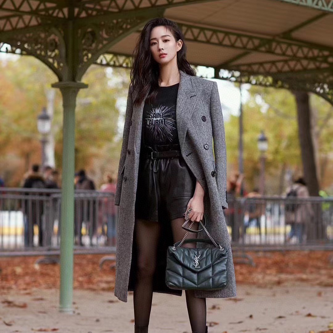 입생로랑 여성 더블 롱코트