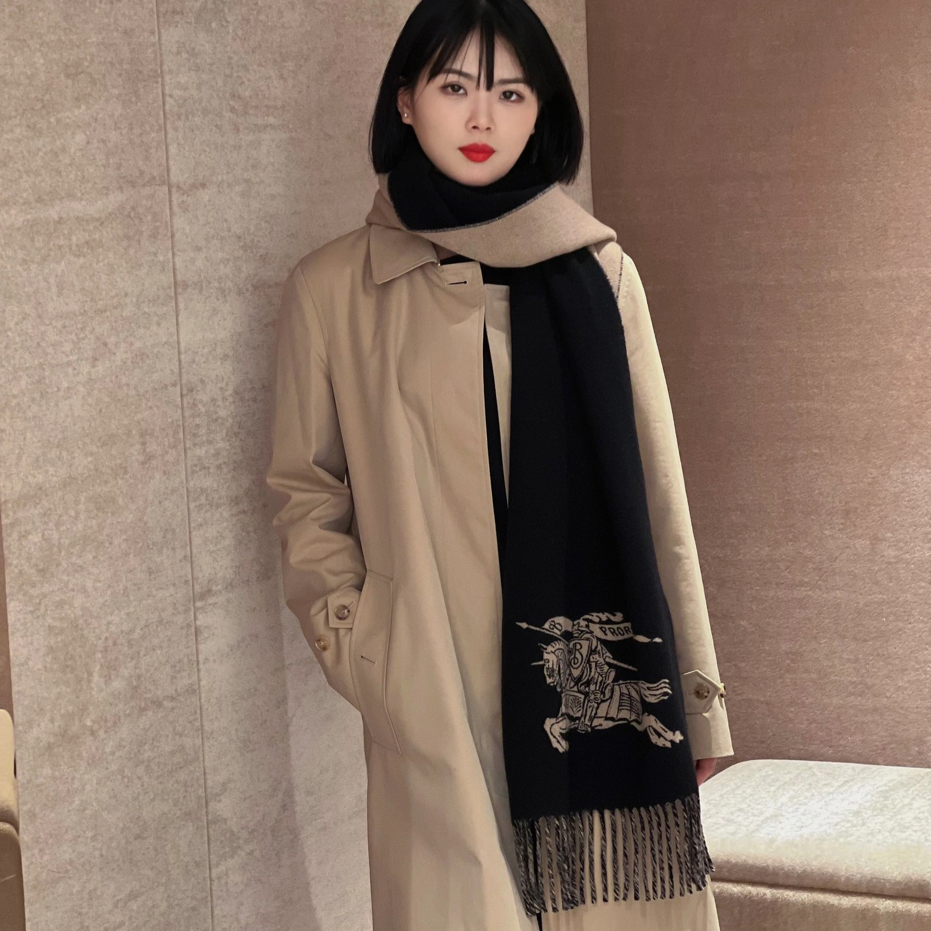 버버리 머플러 목도리