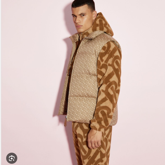 버버리 남성 패딩 조끼