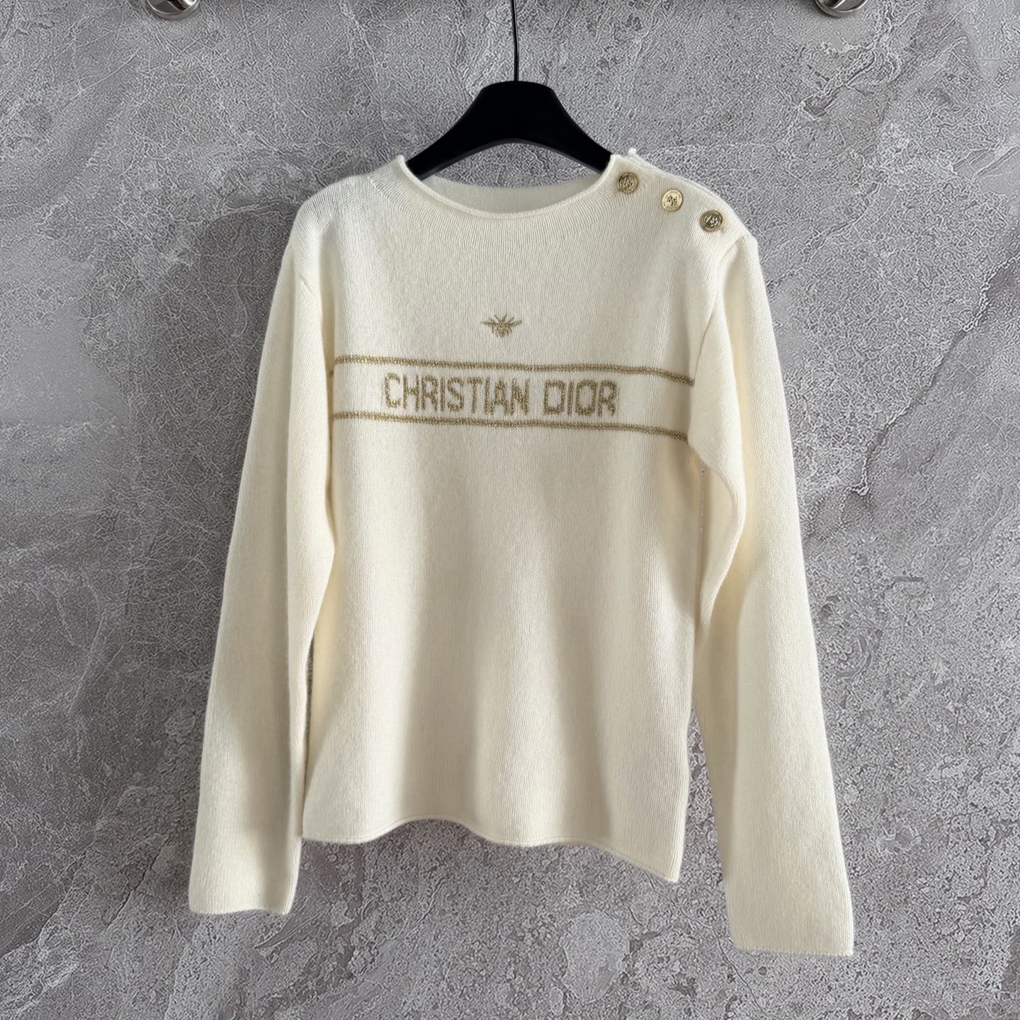 디올 여성 긴팔 니트 티셔츠