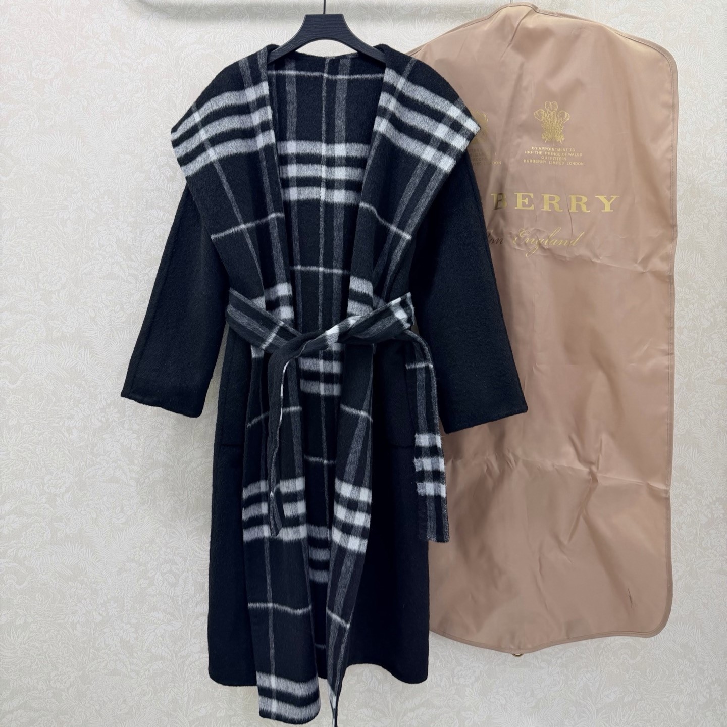 버버리 여성 양모 코트