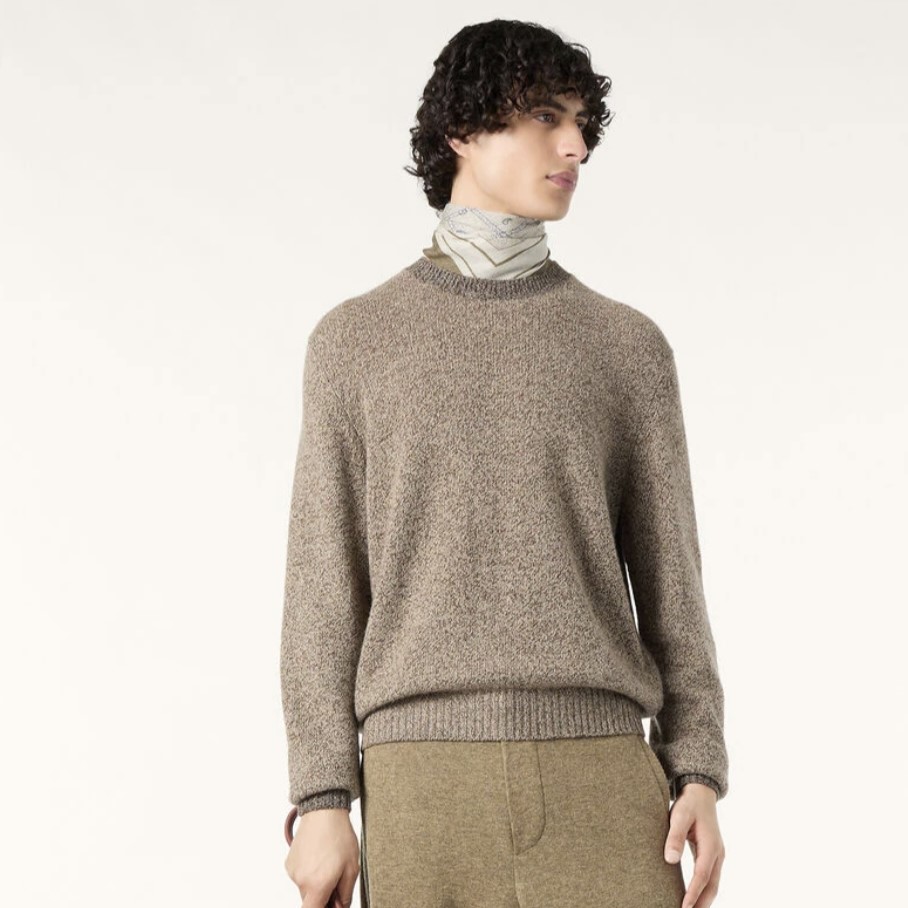 로로피아나 남성 니트 긴팔 티셔츠