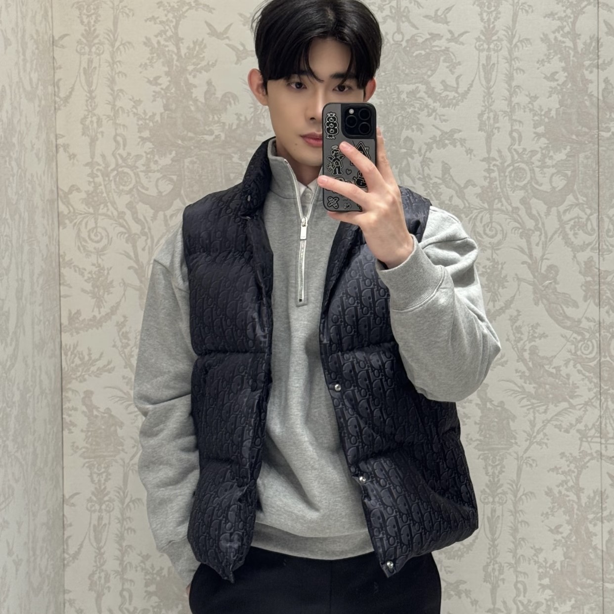 디올 남성 패딩 조끼