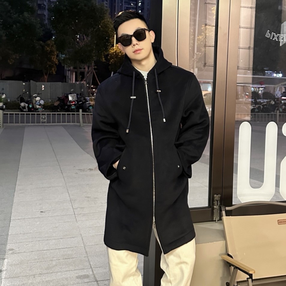 로에베 남성 후드 코트