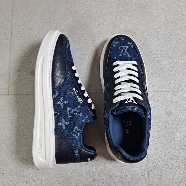 루이비통 버버리힐즈 데님 스니커즈