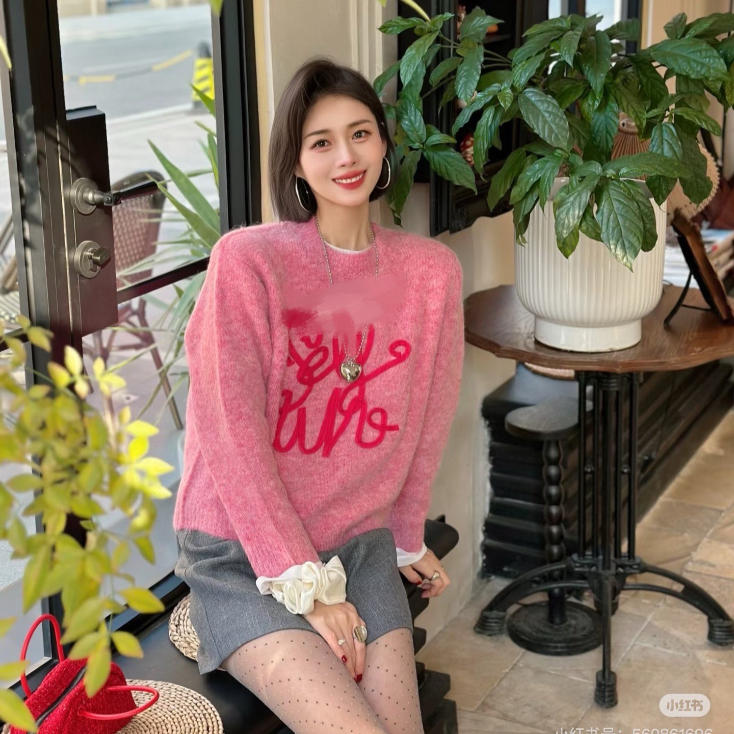 로에베 여성 긴팔 니트 티셔츠