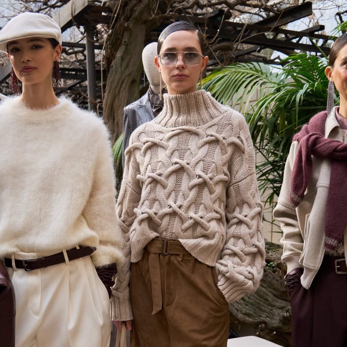 브루넬로 쿠치넬리 여성 긴팔 폴로 니트 티셔츠 3가지 색상