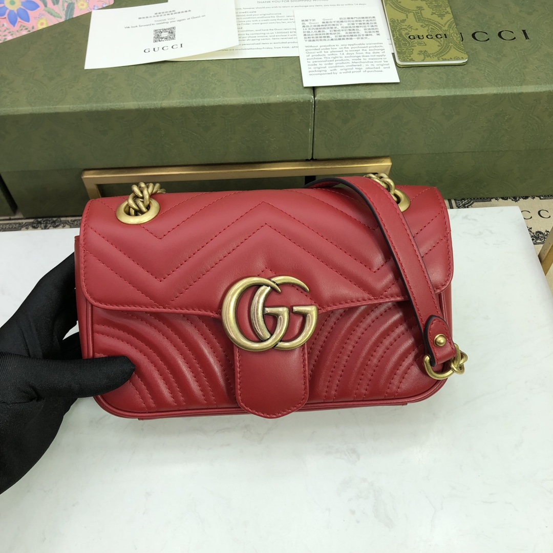 구찌 GG 마몬트 미니 숄더백 446744